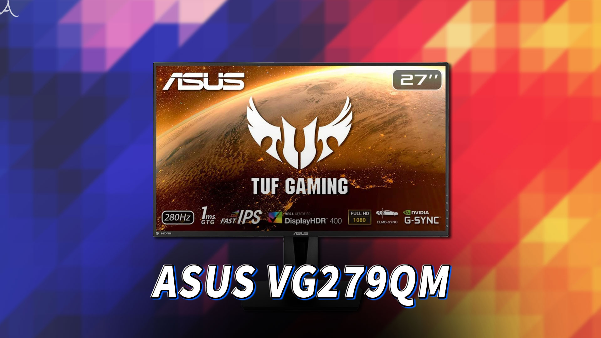 ASUS ゲーミングモニター TUF Gaming VG279QM 27インチ/フルHD/IPS