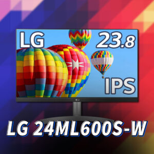 LG 23.8インチ フレームレスモニター 24ML600S-W 没入感を高める3辺フレームレスデザイン24インチフルHDモニター