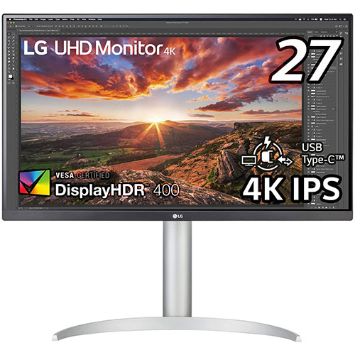 LG 27UP850N - Wモニター 本体 アーチ型スタンド LG 27UP850N - Wモニター 本体 アーチ型スタンド Amazon.co.jp