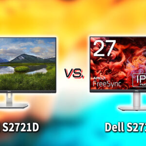 ｢Dell S2721D｣と｢S2721DS｣の違いを比較：どっちを買う