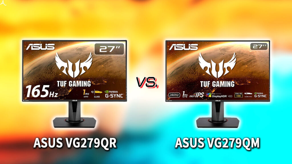 ｢ASUS VG279QR｣と｢VG279QM｣の違いを比較：どっちを買う？