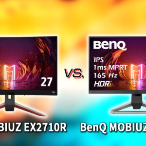 ｢BenQ MOBIUZ EX2710R｣と｢EX2710S｣の違いを比較：どっちを買う？