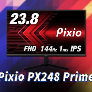 ｢Pixio PX248 Prime｣ってモニターアーム使えるの？VESAサイズやおすすめアームはどれ？