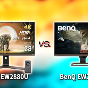 ｢BenQ EW2880U｣と｢EW2780U｣の違いを比較：どっちを買う？