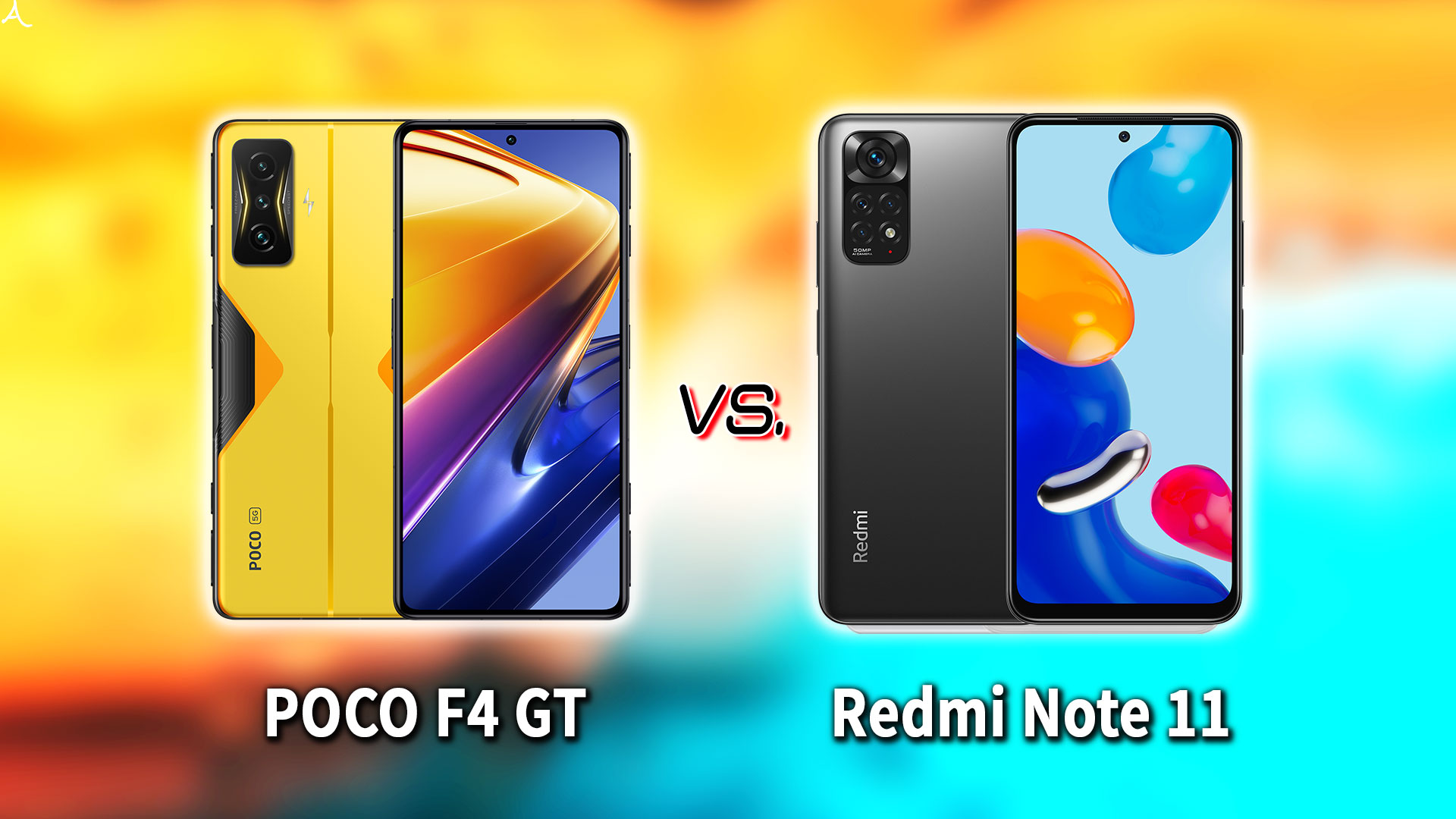｢POCO F4 GT｣と｢Redmi Note 11｣の違いを比較：どっちを買う？