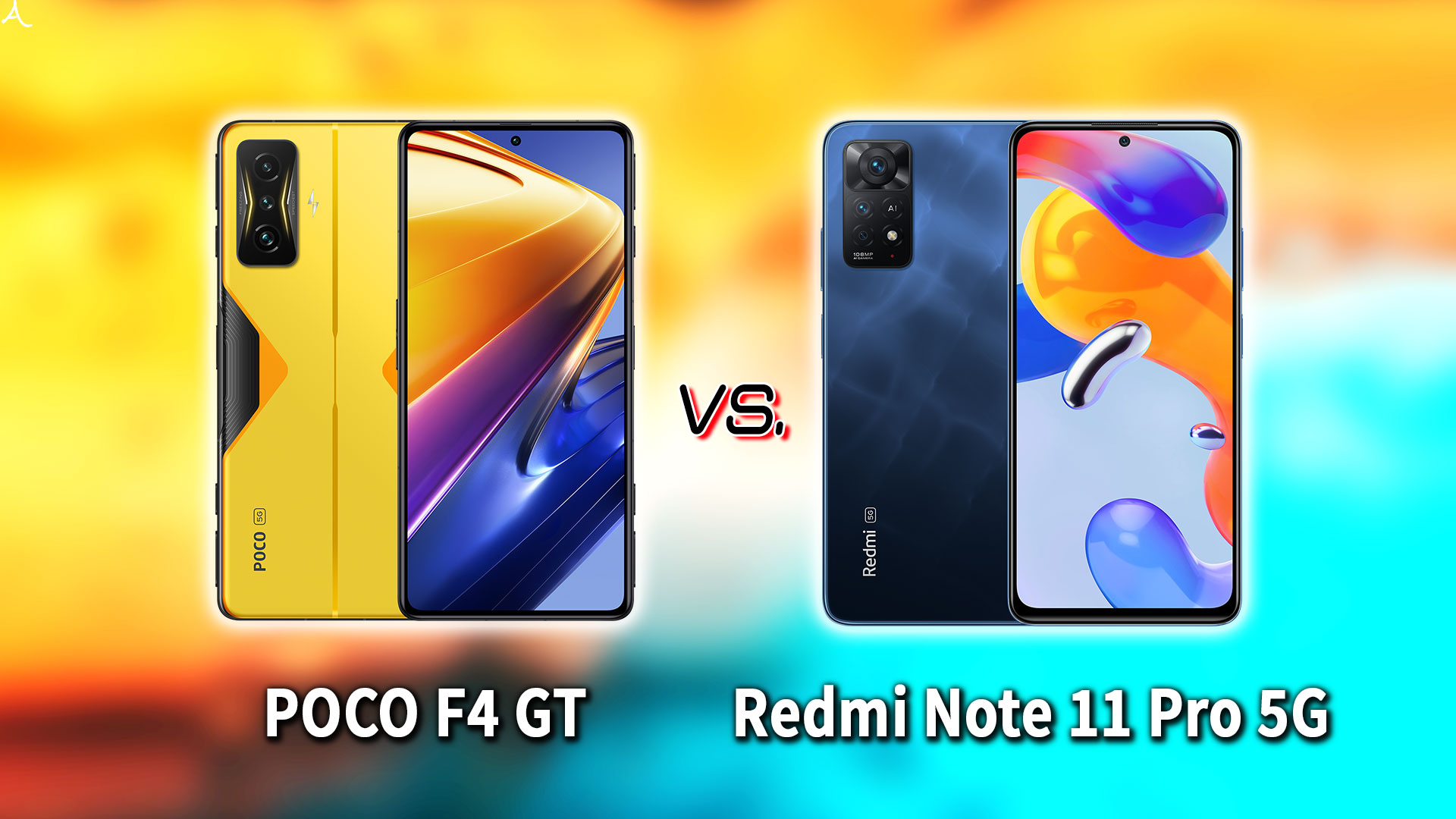 ｢POCO F4 GT｣と｢Redmi Note 11 Pro 5G｣の違いを比較：どっちを買う？