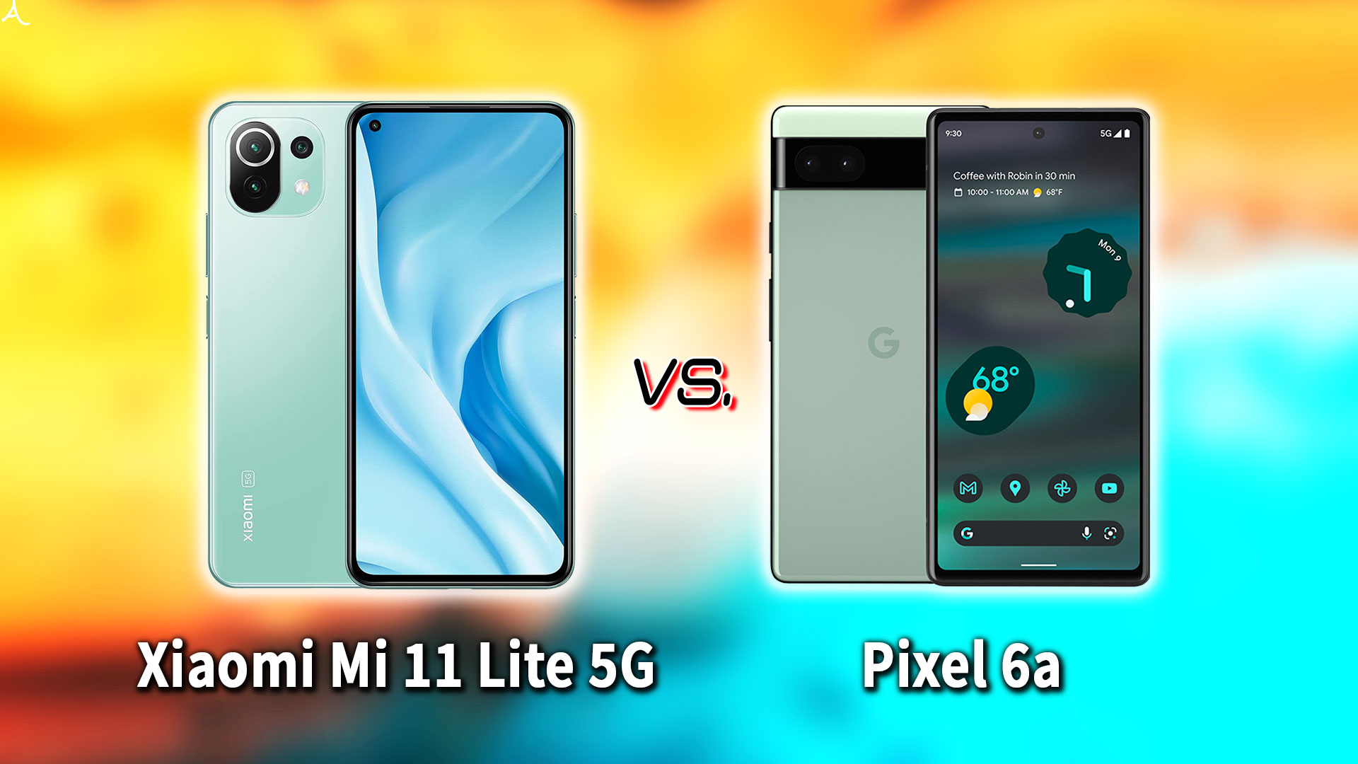 ｢Xiaomi Mi 11 Lite 5G｣と｢Google Pixel 6a｣の違いを比較：どっちを買う？