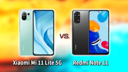 ｢Xiaomi Mi 11 Lite 5G｣と｢Redmi Note 11｣の違いを比較：どっちを