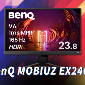 ｢BenQ MOBIUZ EX240N｣ってモニターアーム使えるの？VESAサイズやおすすめアームはどれ？